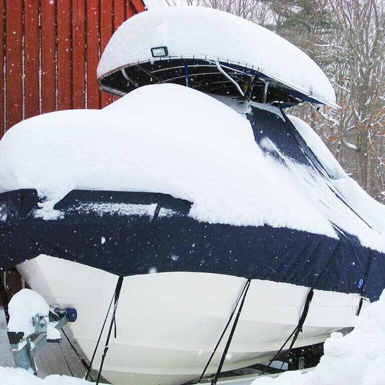 Edgewater_Snow Snow Covered Boat Cover